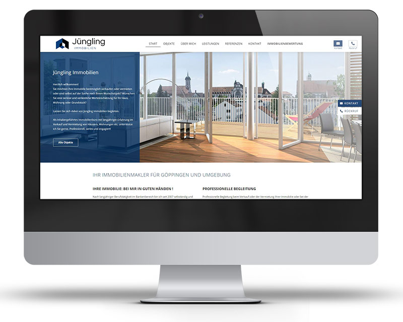 Immobilien website referenz in Plochingen