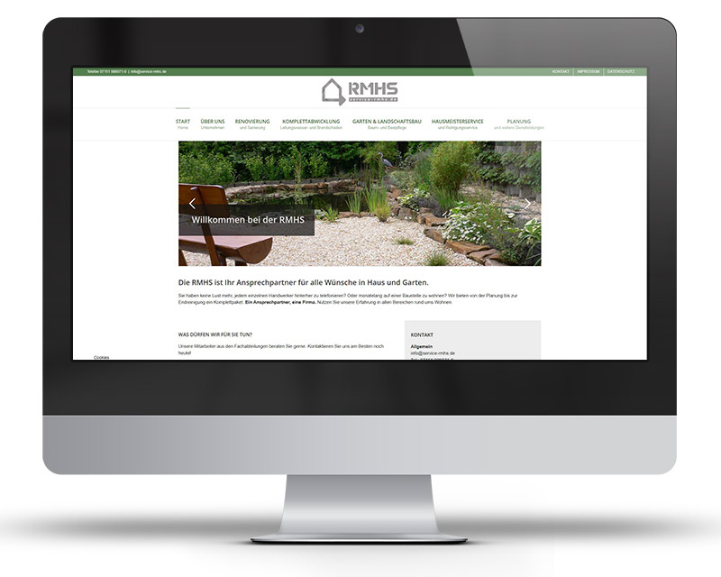 website gartenbau referenz ebersbach