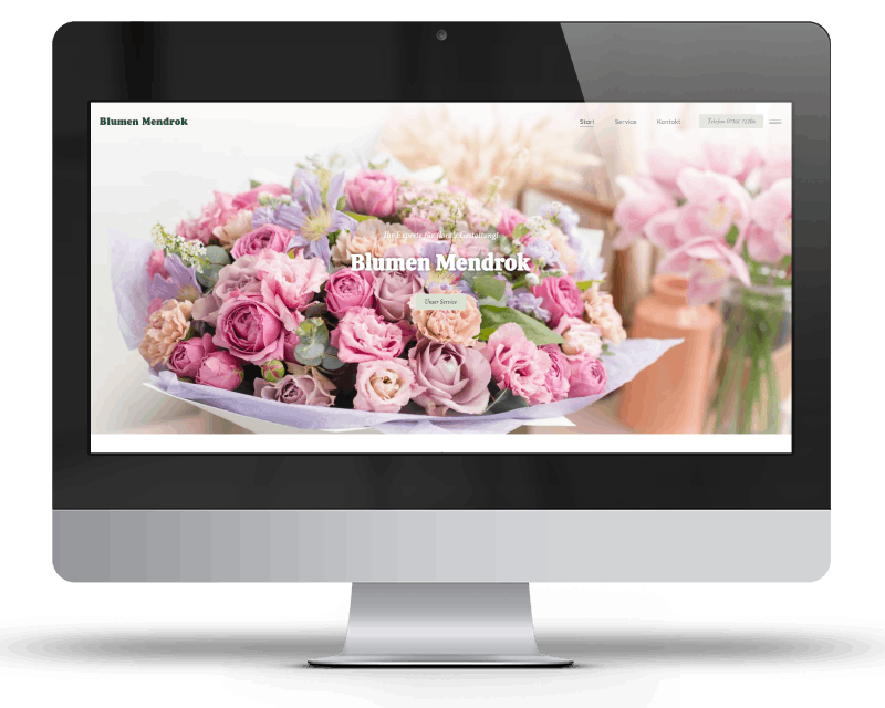 Website Referenz Blumen Berner